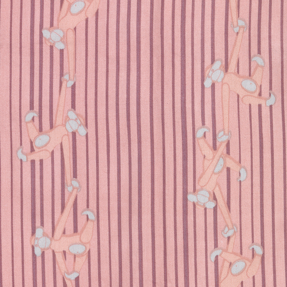 Apa Baby Påslakanset 70x100cm Rosa