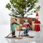 Tomtemor Träfigur Röd/Vit Tomtemor Träfigur Röd/Vit