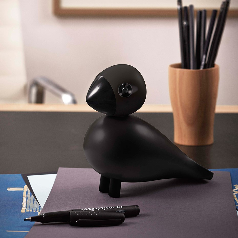 Ravn Sångfågel Svart