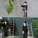 Sotare Träfigur Svart Sotare Träfigur Svart