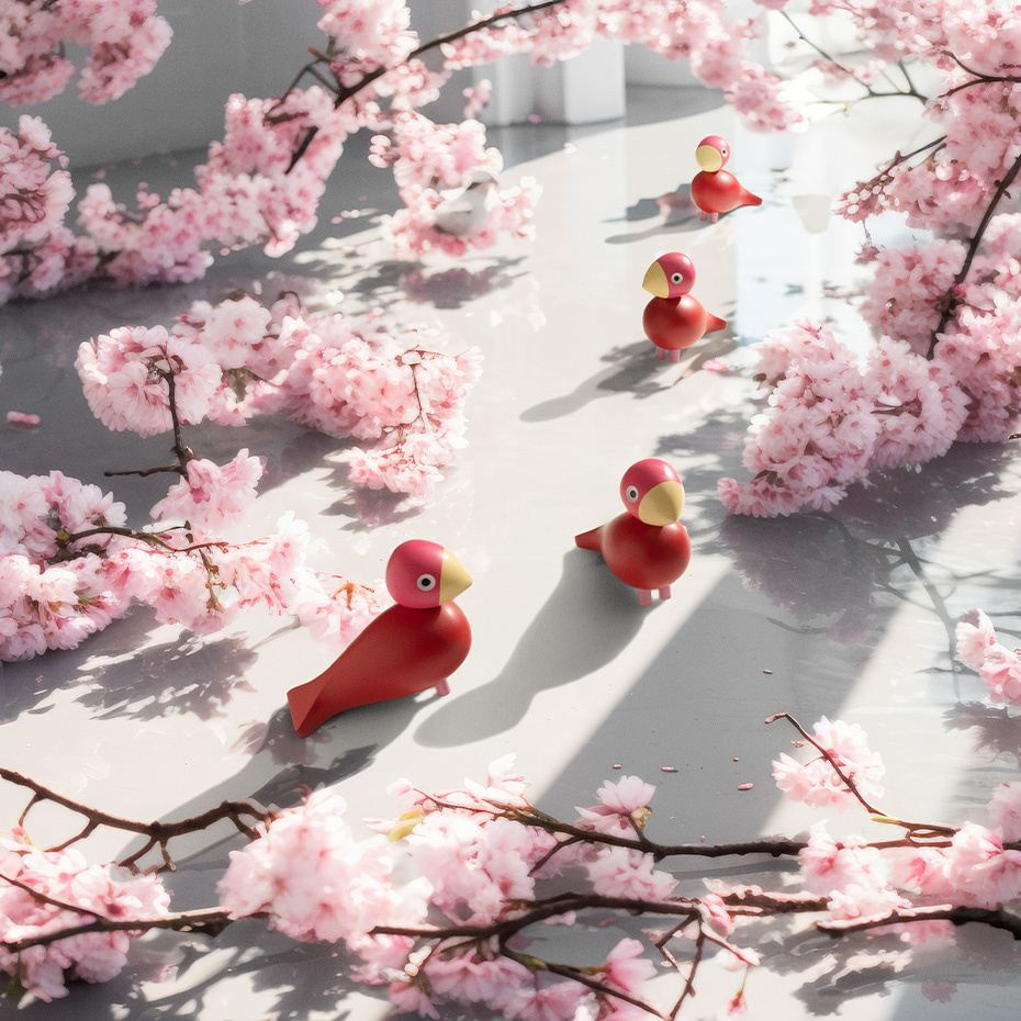 Flora Sångfågel Year Bird 2024 Rosa