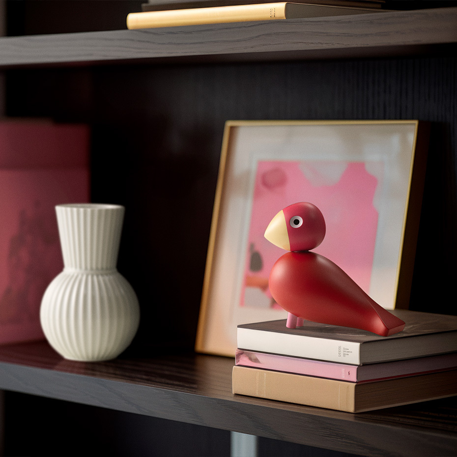 Flora Sångfågel Year Bird 2024 Rosa