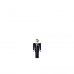 Brudgum Träfigur Mini Blå/Svart Brudgum Träfigur Mini Blå/Svart