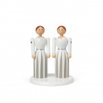 Plattform Till Brudparet Mini Träfigurer Vit Plattform Till Brudparet Mini Träfigurer Vit