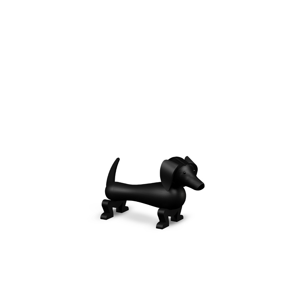 Hund Trädjur Liten Mörkbetsad Ek Anniversary Edition