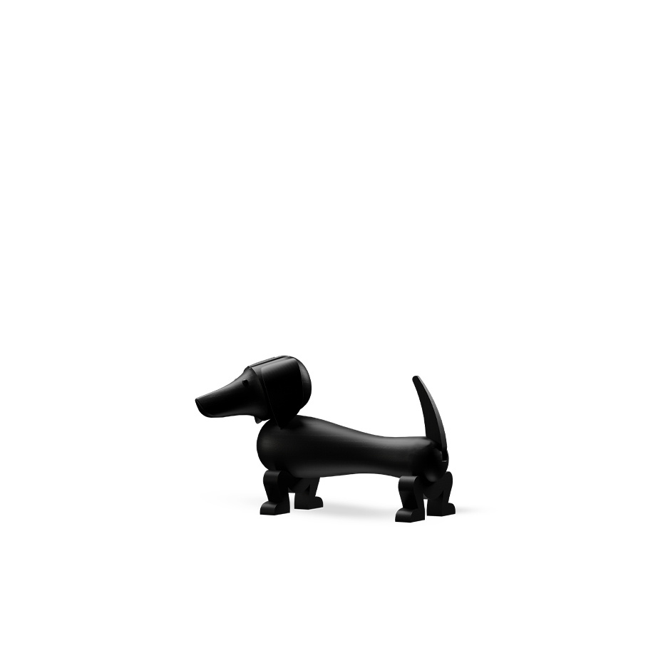 Hund Trädjur Liten Mörkbetsad Ek Anniversary Edition