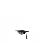 Graduation Hat Träfigur Liten Svart Graduation Hat Träfigur Liten Svart