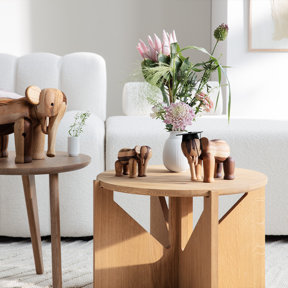 Graduation Hat Träfigur Liten Svart