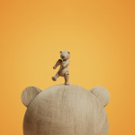 Björn Trädjur Liliput Ek/Lönn Björn Trädjur Liliput Ek/Lönn