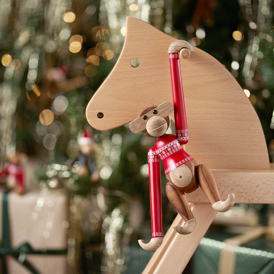 Apa Trädjur Liten Christmas Jumper 2024 Teak/Limba