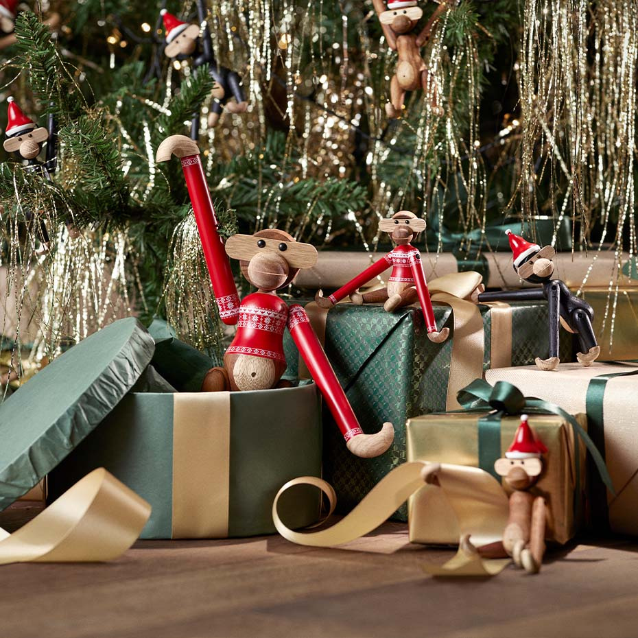 Apa Trädjur Liten Christmas Jumper 2024 Teak/Limba