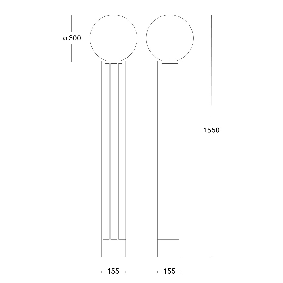 Libreria Golvlampa Blå