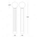 Libreria Golvlampa Blå Libreria Golvlampa Blå