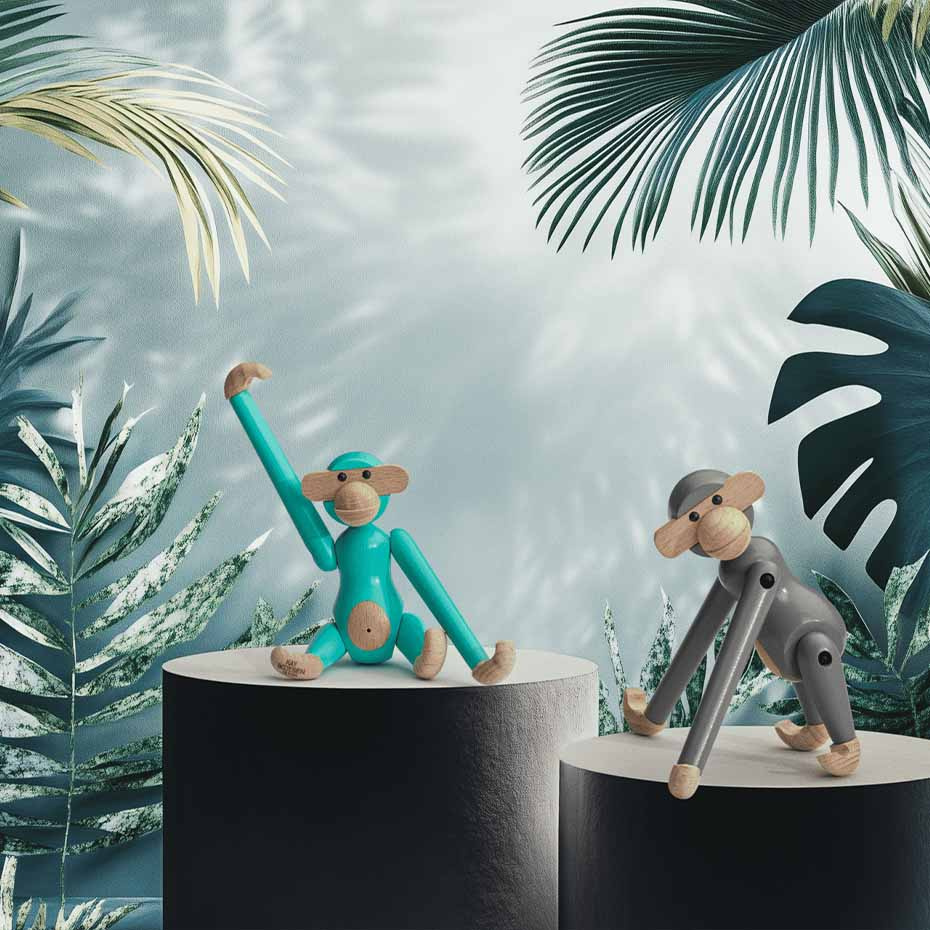 Apa Trädjur Mini Grå