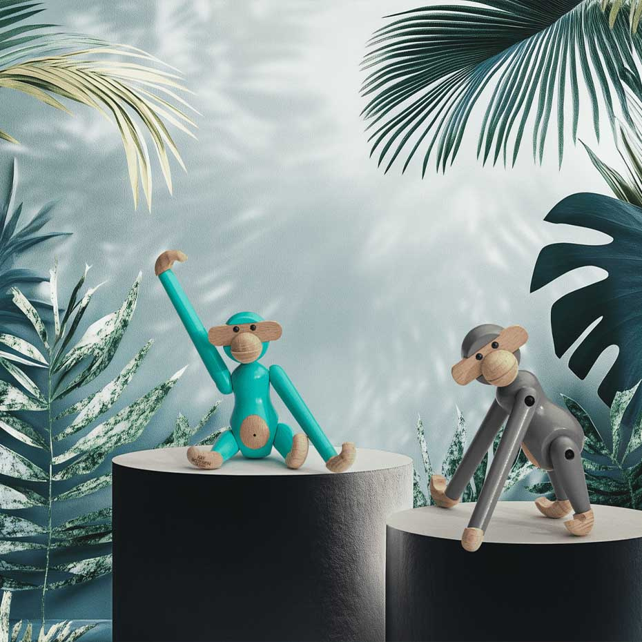 Apa Trädjur Mini Turkos