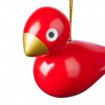 Julfåglar Träfigurer Röd/Grön Julfåglar Träfigurer Röd/Grön