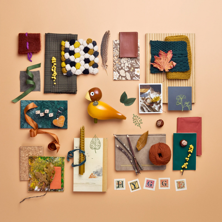 Cosy Story Bird Sångfågel Orange