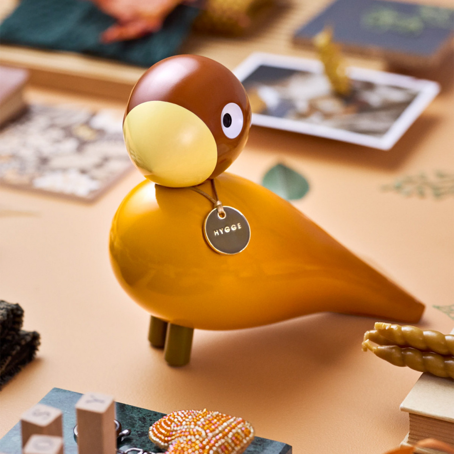 Cosy Story Bird Sångfågel Orange