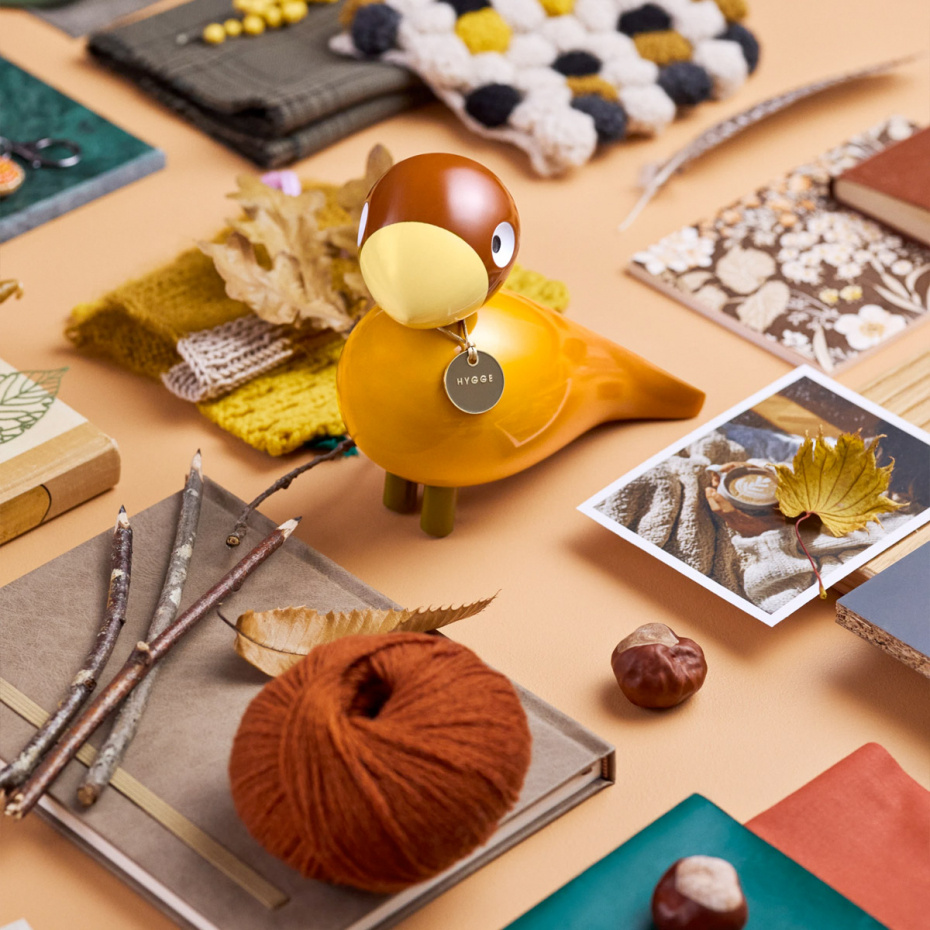 Cosy Story Bird Sångfågel Orange