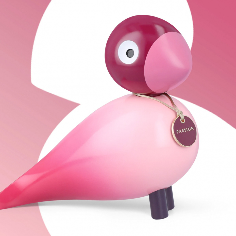 Passion Story Bird Sångfågel Rosa