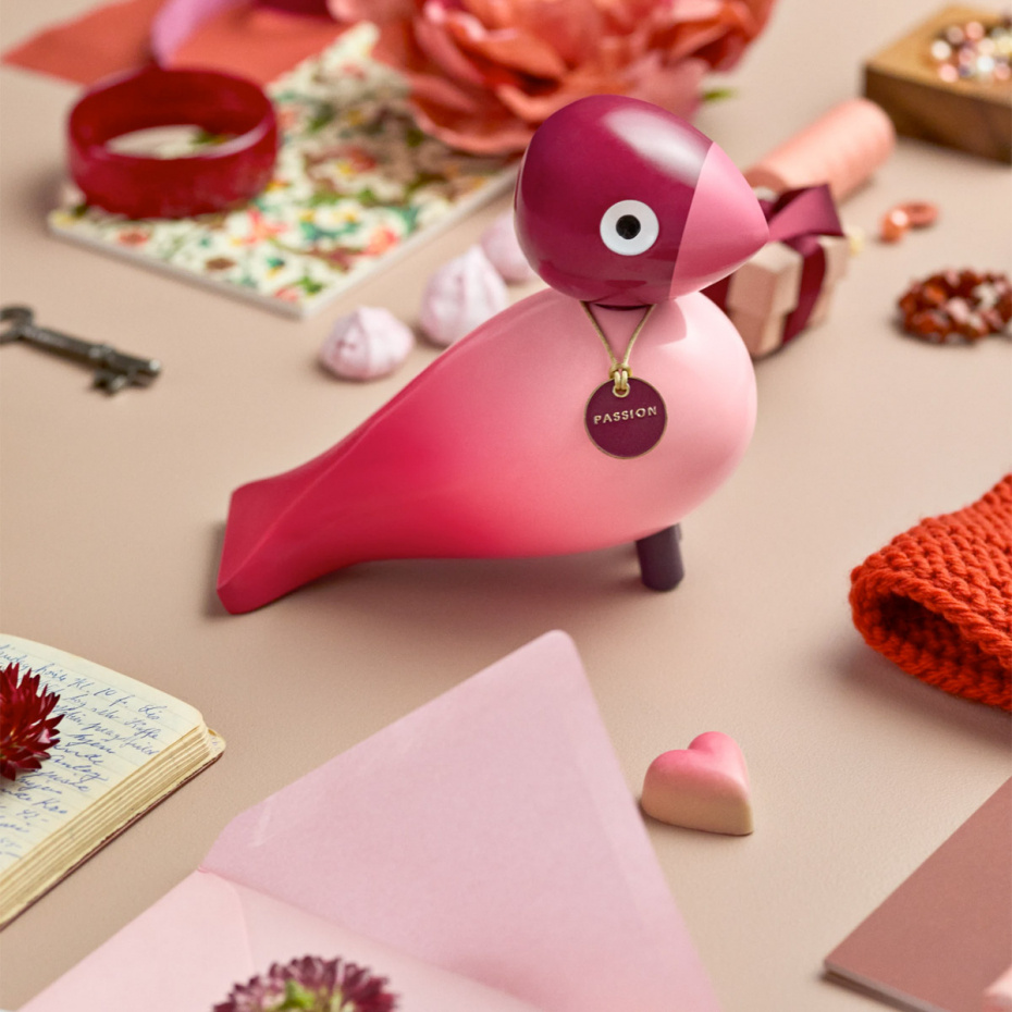 Passion Story Bird Sångfågel Rosa