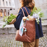 Fågel Nyckelring Silverfärgad Naturläder/Rosa Fågel Nyckelring Silverfärgad Naturläder/Rosa