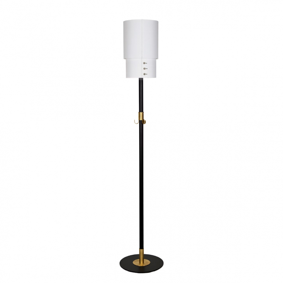 A Cuff Golvlampa Svart Struktur