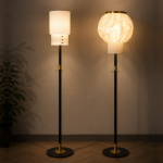 A Cuff Golvlampa Svart Struktur A Cuff Golvlampa Svart Struktur
