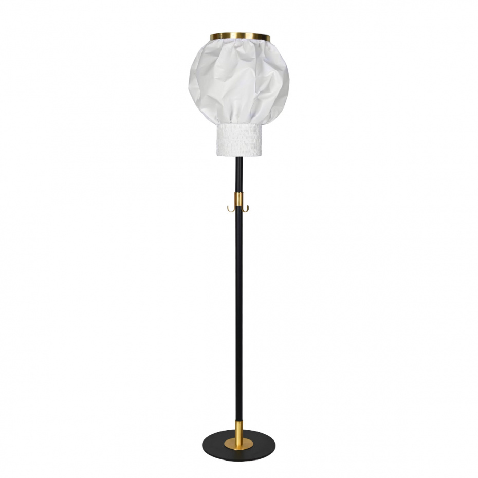 Q Cuff Golvlampa Svart Struktur