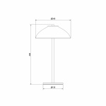 Vali Bordslampa H40cm Mattsvart Vali Bordslampa H40cm Mattsvart