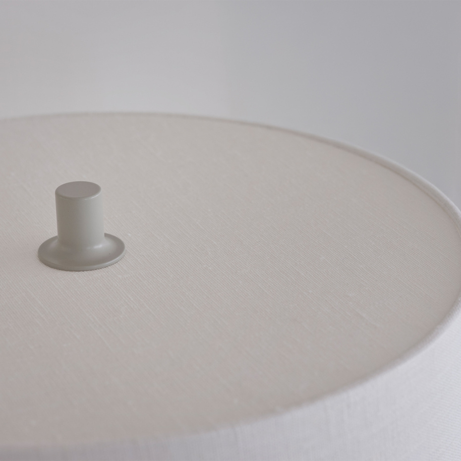 Soft Bordslampa Vit Linne/Sand