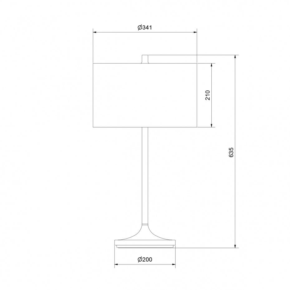 Soft Bordslampa Vit Linne/Sand