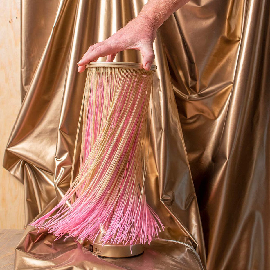 Blondie Bordslampa Mässing/Rosa