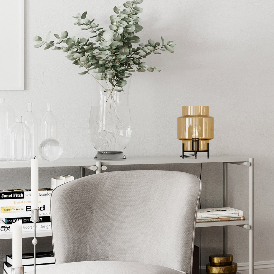 Ebbot Bordslampa H29cm Amber