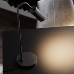 Curve Bordslampa H51cm Mattsvart Curve Bordslampa H51cm Mattsvart