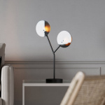 Turno Bordslampa H59cm Mattsvart/Mässing Turno Bordslampa H59cm Mattsvart/Mässing