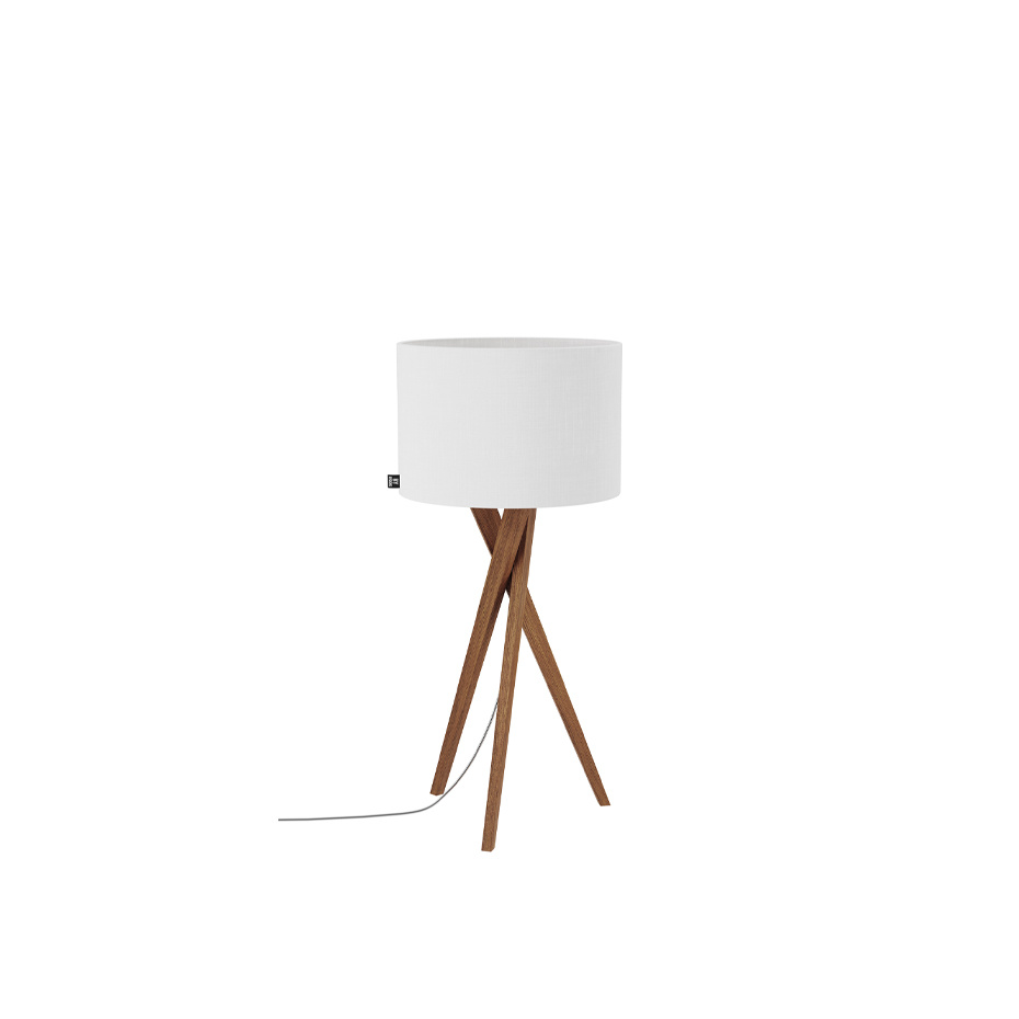 Vega Bordslampa H55cm Ek/Vit