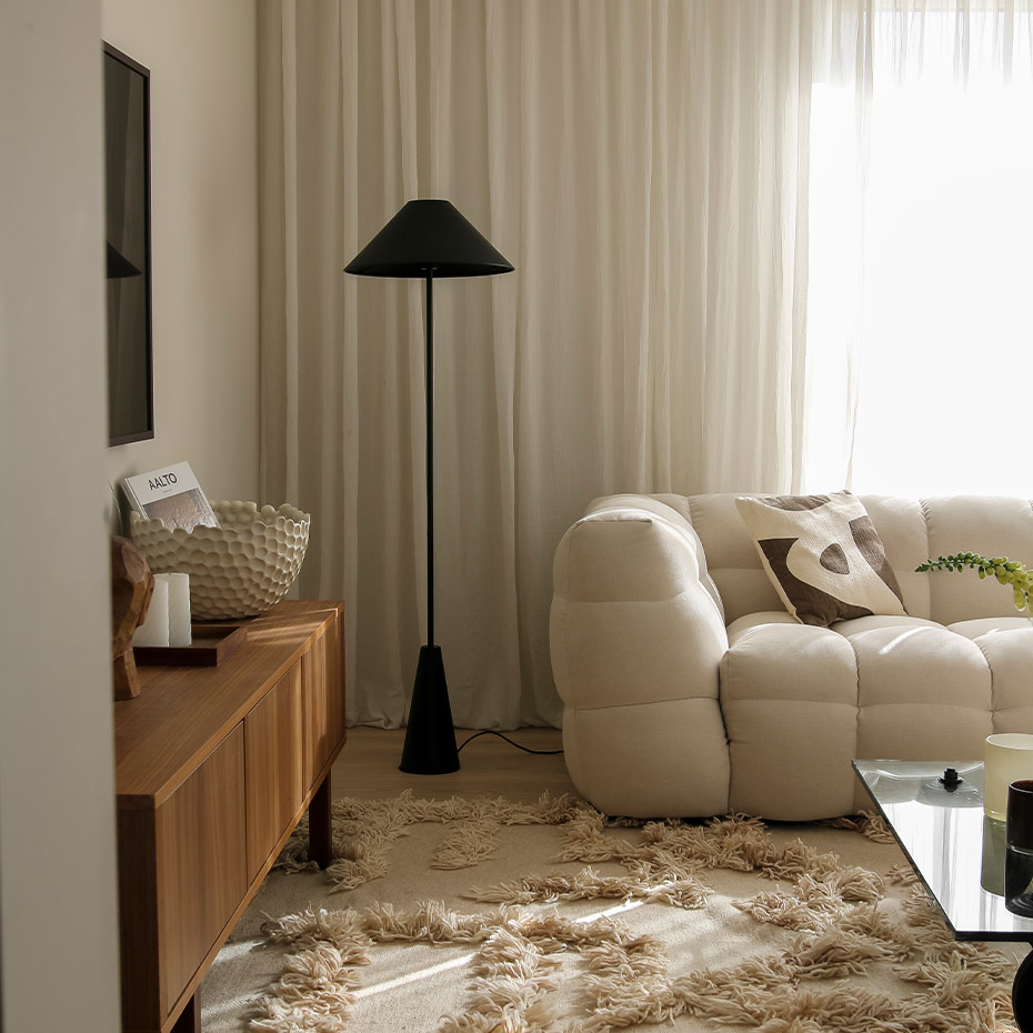 Cannes Golvlampa Svart