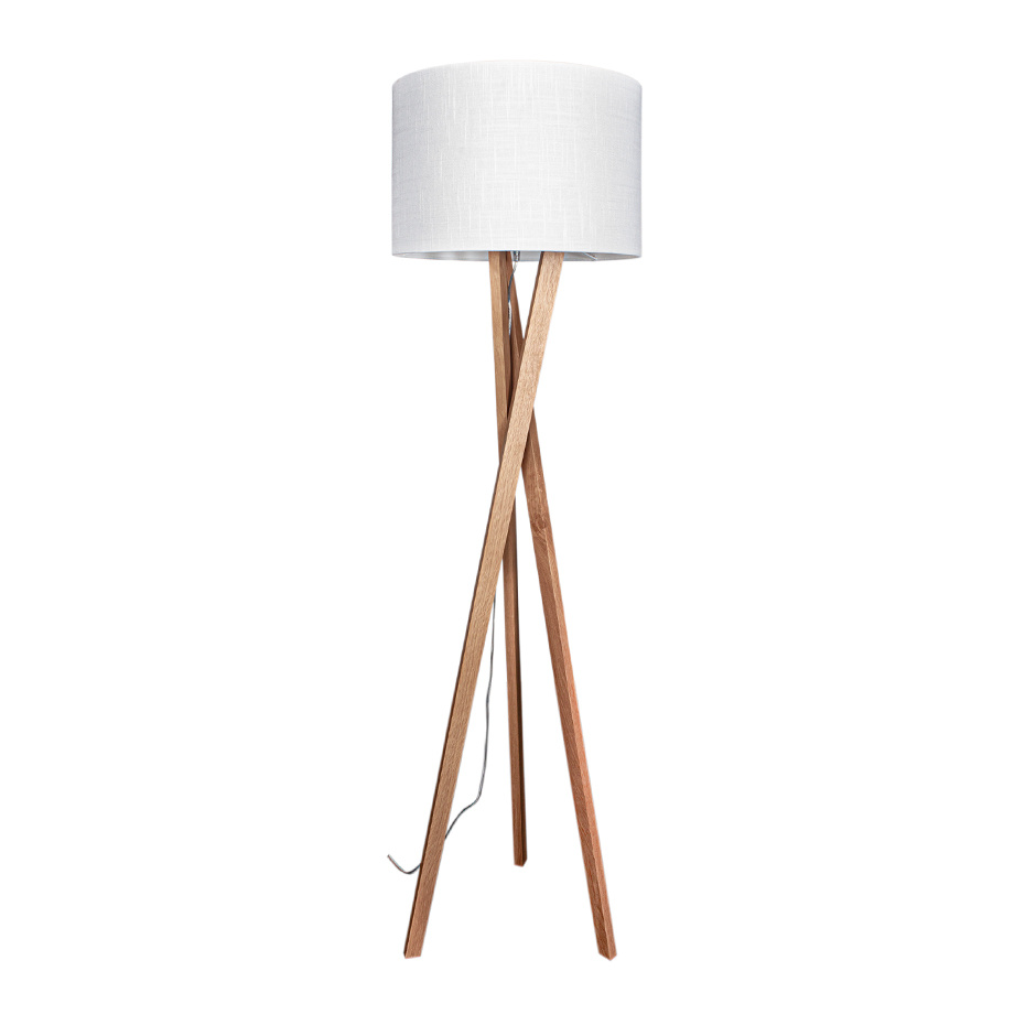 Vega Golvlampa Ek/Vit