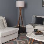 Vega Golvlampa Ek/Vit Vega Golvlampa Ek/Vit