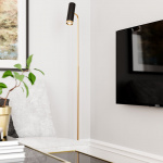 Puls Golvlampa Mattsvart/Mässing Puls Golvlampa Mattsvart/Mässing