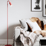 Curve Golvlampa H146cm Mörkröd Curve Golvlampa H146cm Mörkröd