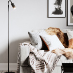 Curve Golvlampa H146cm Mattsvart Curve Golvlampa H146cm Mattsvart