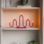 Noel 5 Ljusstake Röd Noel 5 Ljusstake Röd