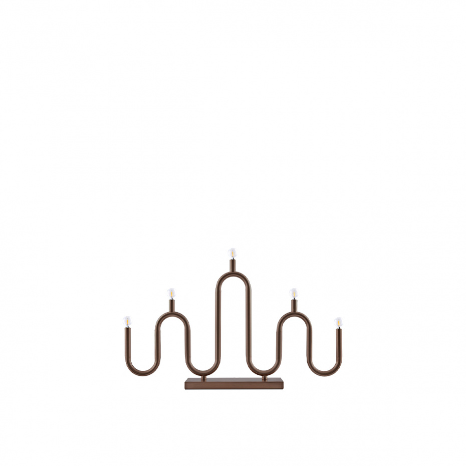 Noel 5 Ljusstake Bronze