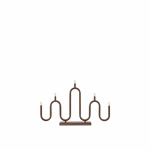 Noel 5 Ljusstake Bronze Noel 5 Ljusstake Bronze