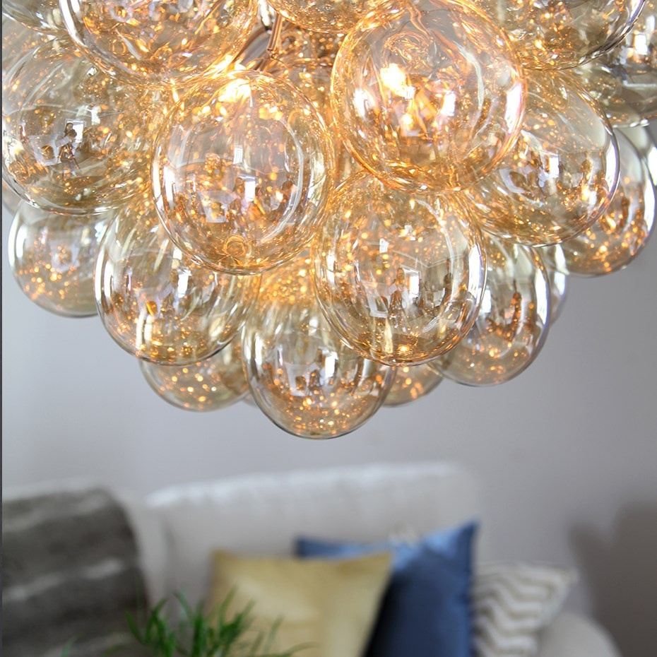 Gross Pendel Ø50cm Amber