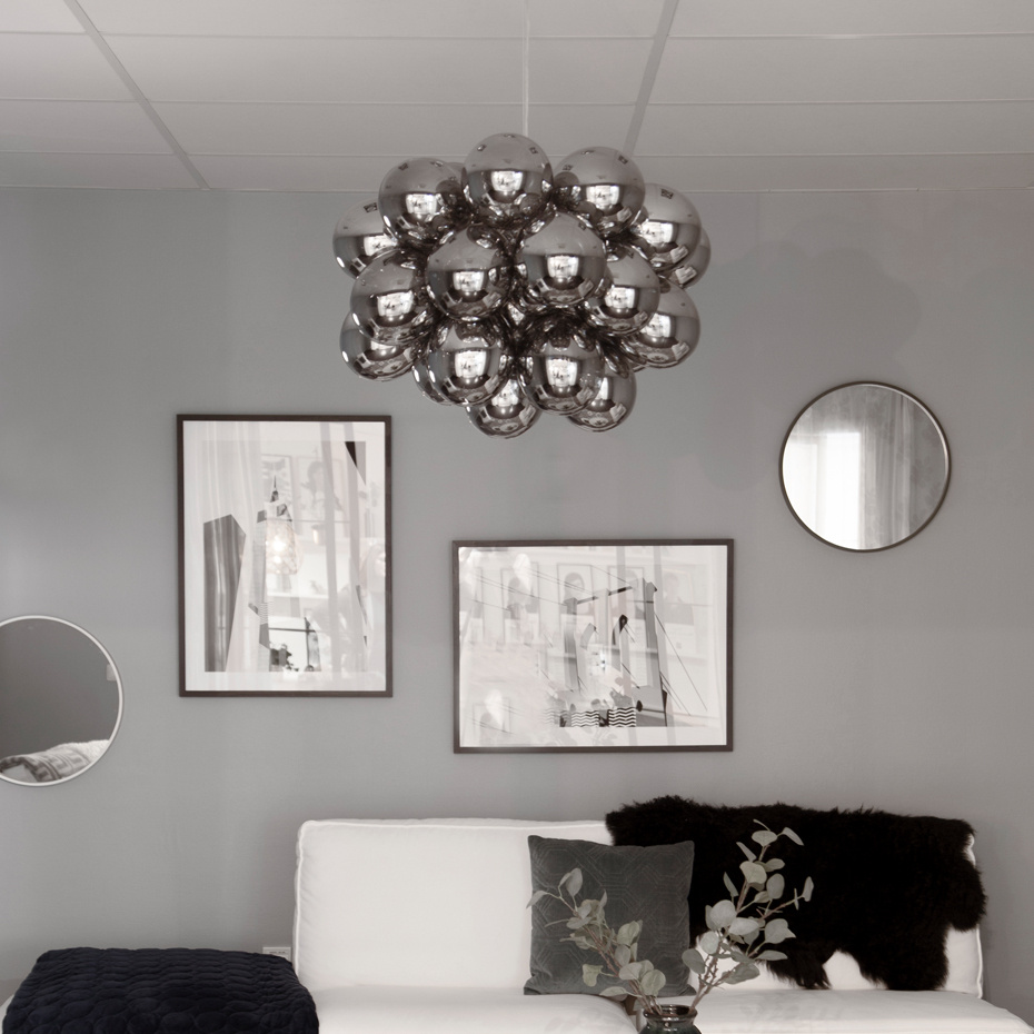 Gross Grande Pendel Ø62cm Rökfärgad