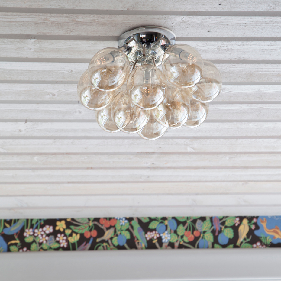 Gross Plafond Ø30cm Rökfärgad