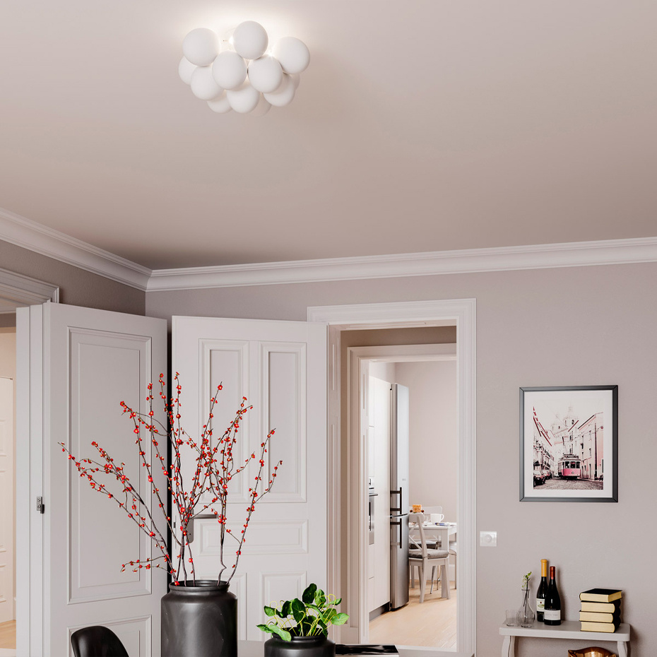 Gross Plafond Ø30cm Mattvit